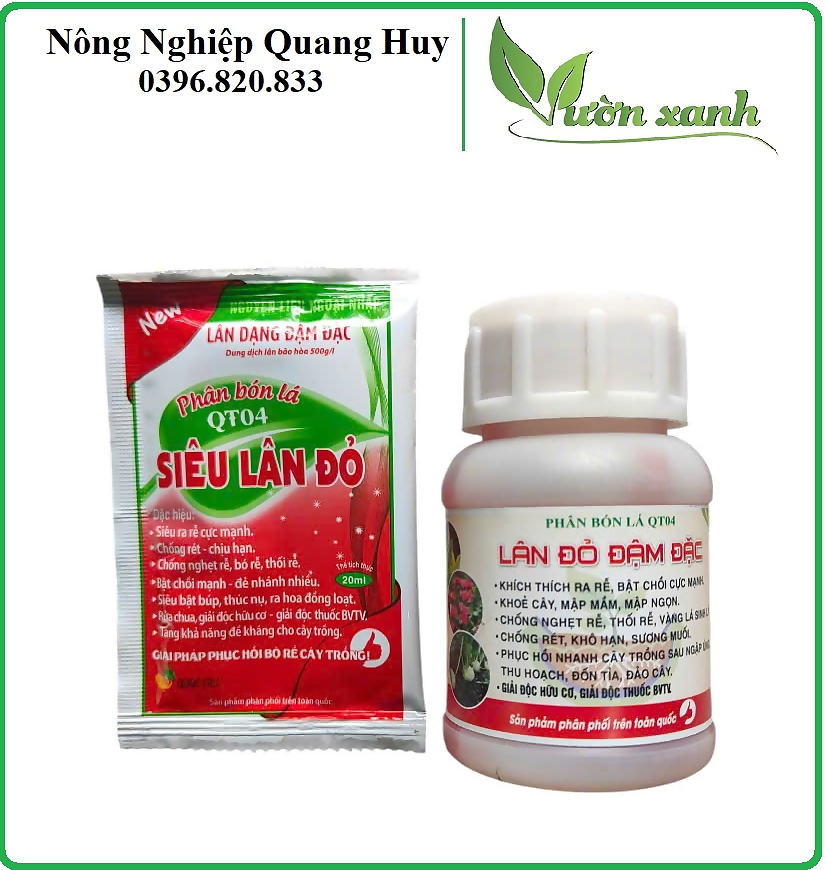 Phân bón lá Siêu lân đỏ Ra rễ cực mạnh dùng hiệu quả cho lan, cây cảnh trồng chậu